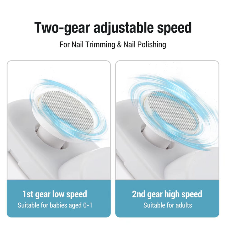 Electric Nail Clipper Grinding and Polishing 2 in 1 